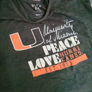 Thin tank University of Miami Hurricanes peace Love